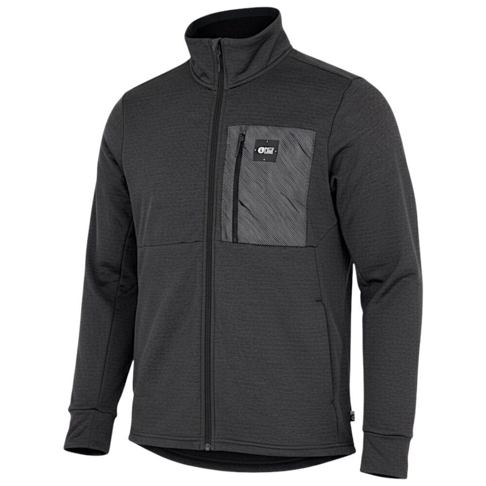 Picture Organic Men's Pauly LT Grid Jacket Charcoal Gray Large